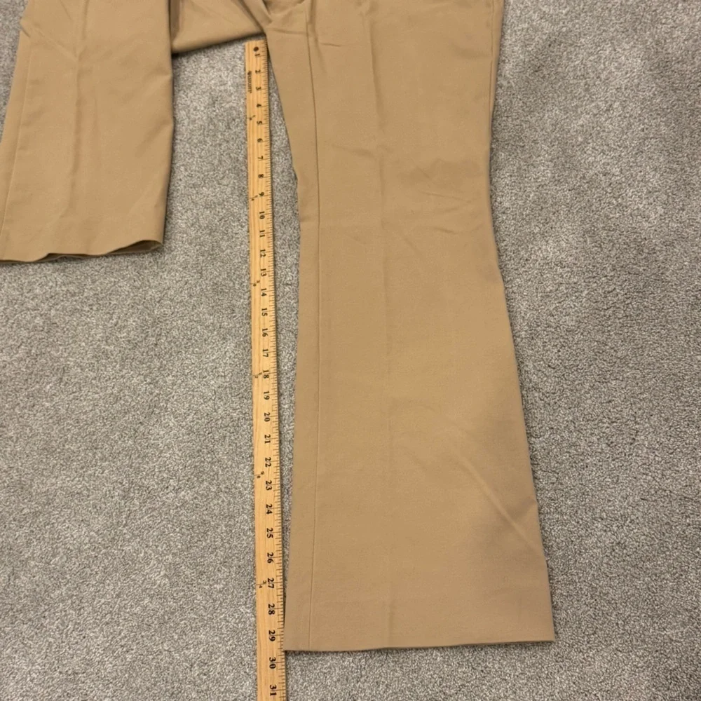 Vince Cotton Stretch Bootcut Trouser Khaki Tan Brown size 6